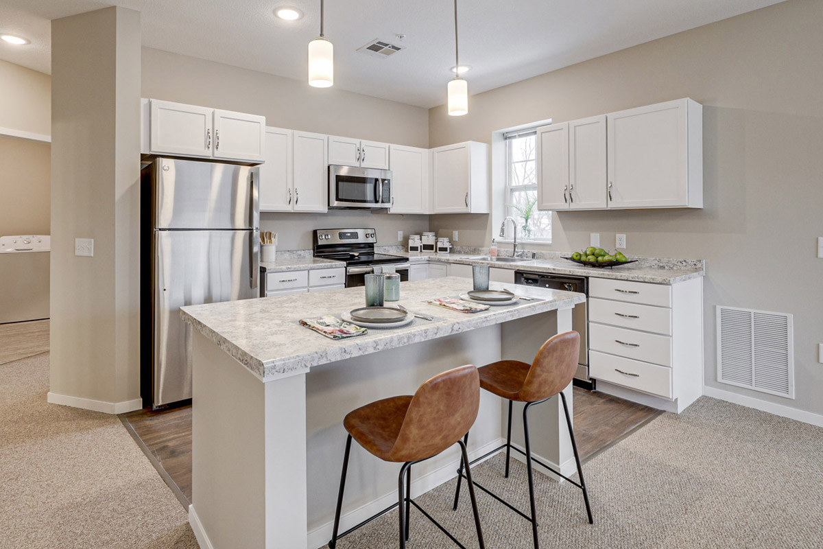 Havenwood of Onalaska Senior Living Apartments Kitchen